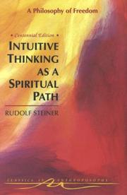 Cover of: Intuitive thinking as a spiritual path by Rudolf Steiner