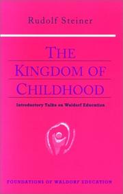 Cover of: kingdom of childhood | Rudolf Steiner