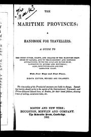 The Maritime provinces by Moses Foster Sweetser