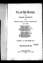 Cover of: Old and new Mackinac | J. A. Van Fleet