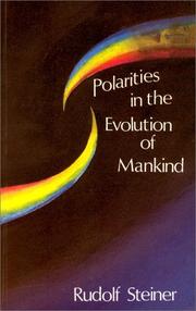 Cover of: Polarities in the Evolution of Mankind by Rudolf Steiner