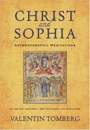 Cover of: Christ And Sophia: Anthroposophic Meditations on the Old Testament, New Testament, And Apocalypse