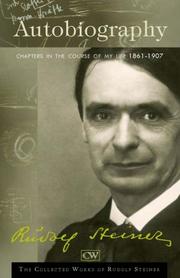 Cover of: Autobiography by Rudolf Steiner