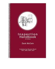 Cover of: Elevator industry: inspection handbook