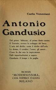 Cover of: Antonio Gandusio