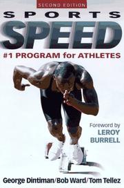 Cover of: Sports speed by George B. Dintiman, George B. Dintiman