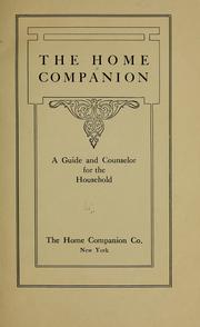 Cover of: The home companion by 