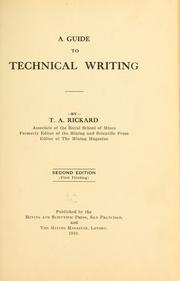 Cover of: A guide to technical writing