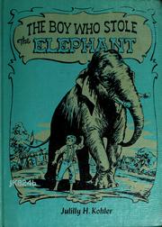 Cover of: The boy who stole the elephant