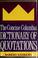 Cover of: The concise Columbia dictionary of quotations
