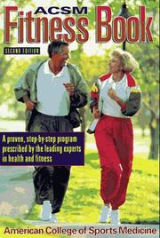 ACSM fitness book by American College of Sports Medicine, American College of Sports Medicine., ACSM