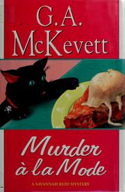 Cover of: Murder à la mode: a Savannah Reid mystery