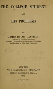 Cover of: The college student and his problems