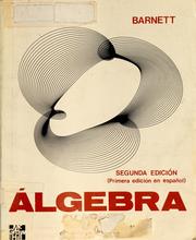 Cover of: Algebra