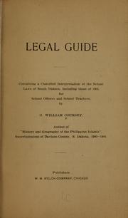 Cover of: Legal guide, containing...school laws of South Dakota...