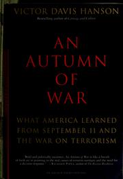 Cover of: An Autumn of War: What America Learned from September 11 and the War on Terrorism