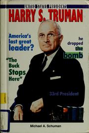 Cover of: Harry S. Truman by Michael A. Schuman