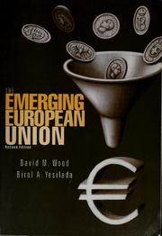 Cover of: The emerging European Union