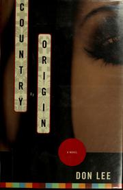 Cover of: Country of origin: a novel