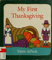 Cover of: My first Thanksgiving by Jean Little