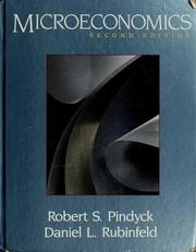 Cover of: Microeconomics