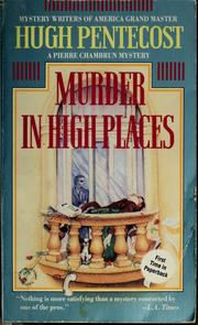 Cover of: Murder In High Places (Pierre Chambrun Mystery)