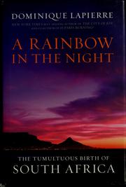 Cover of: A rainbow in the night by Dominique Lapierre