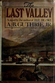Cover of: The last valley
