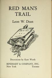 Cover of: Red man's trail