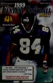 Cover of: Cliff Charpentier's 1999 Fantasy Football Digest