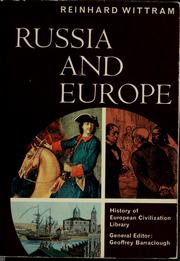 Cover of: Russia and Europe