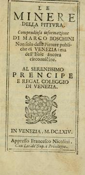 Cover of: Le minere della pittura: compendiosa informazione