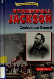 Cover of: Stonewall Jackson by Lynda Pflueger, Lynda Pflueger