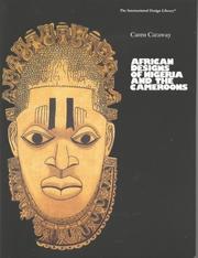 Cover of: African designs of Nigeria and the Cameroons