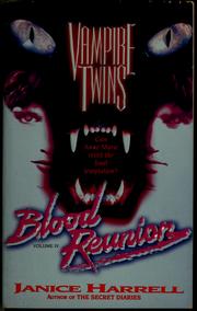 Cover of: Blood Reunion (Vampire Twins No 4)