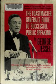 Cover of: The toastmaster general's guide to successful public speaking.