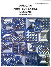 Cover of: African printed textile designs