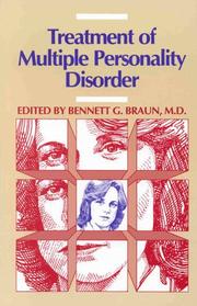 Cover of: Treatment of multiple personality disorder by edited by Bennett G. Braun.