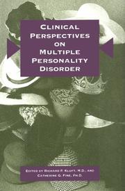 Cover of: Clinical perspectives on multiple personality disorder