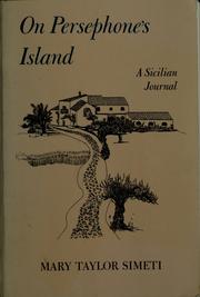 Cover of: On Persephone's island: a Sicilian journal