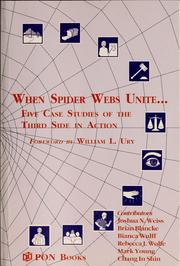 Cover of: When spider webs unite-- by Joshua N. Weiss