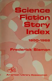 Cover of: Science fiction story index, 1950-1968.