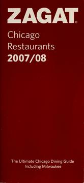 Cover of: Zagat Chicago restaurants, 2007/08 by Alice Van Housen