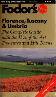 Cover of: Fodor's Florence, Tuscany & Umbria
