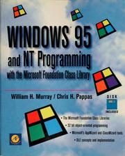 Cover of: Windows 95 and NT programming with the Microsoft foundation class library