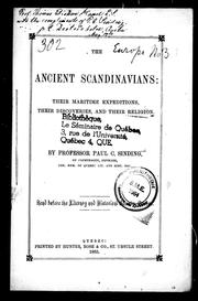 Cover of: The ancient Scandinavians by Paul Christian Sinding