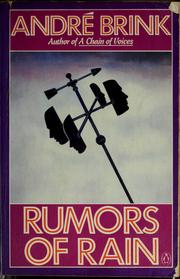 Cover of: Rumors of rain