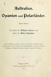 Cover of: Australien, Ozeanien und Polarländer