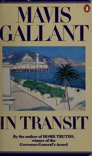 Cover of: In transit by Mavis Gallant