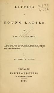 Cover of: Letters to young ladies